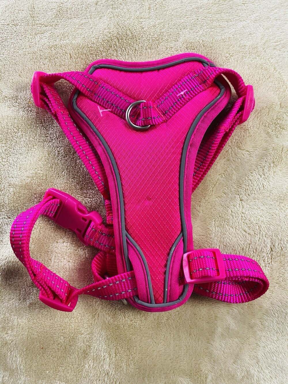 Boots & Barkley Reflective Padded No Pull Dog Harness Adjustable Pink Small NWOT